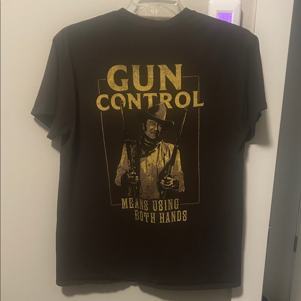 John Wayne Gun Control T-Shirt